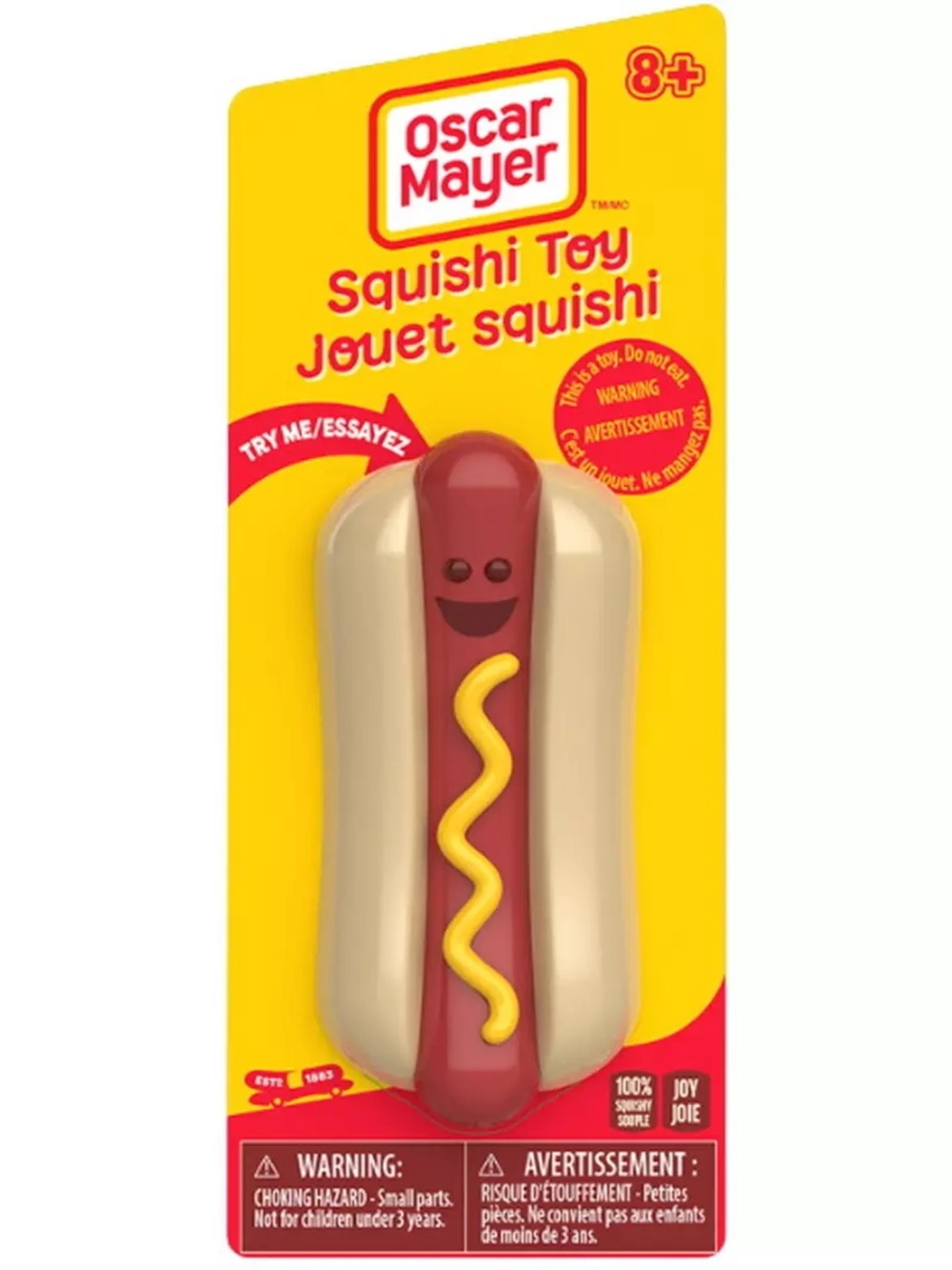 NEW! Oscar Mayer Hot Dog Squishi Toy